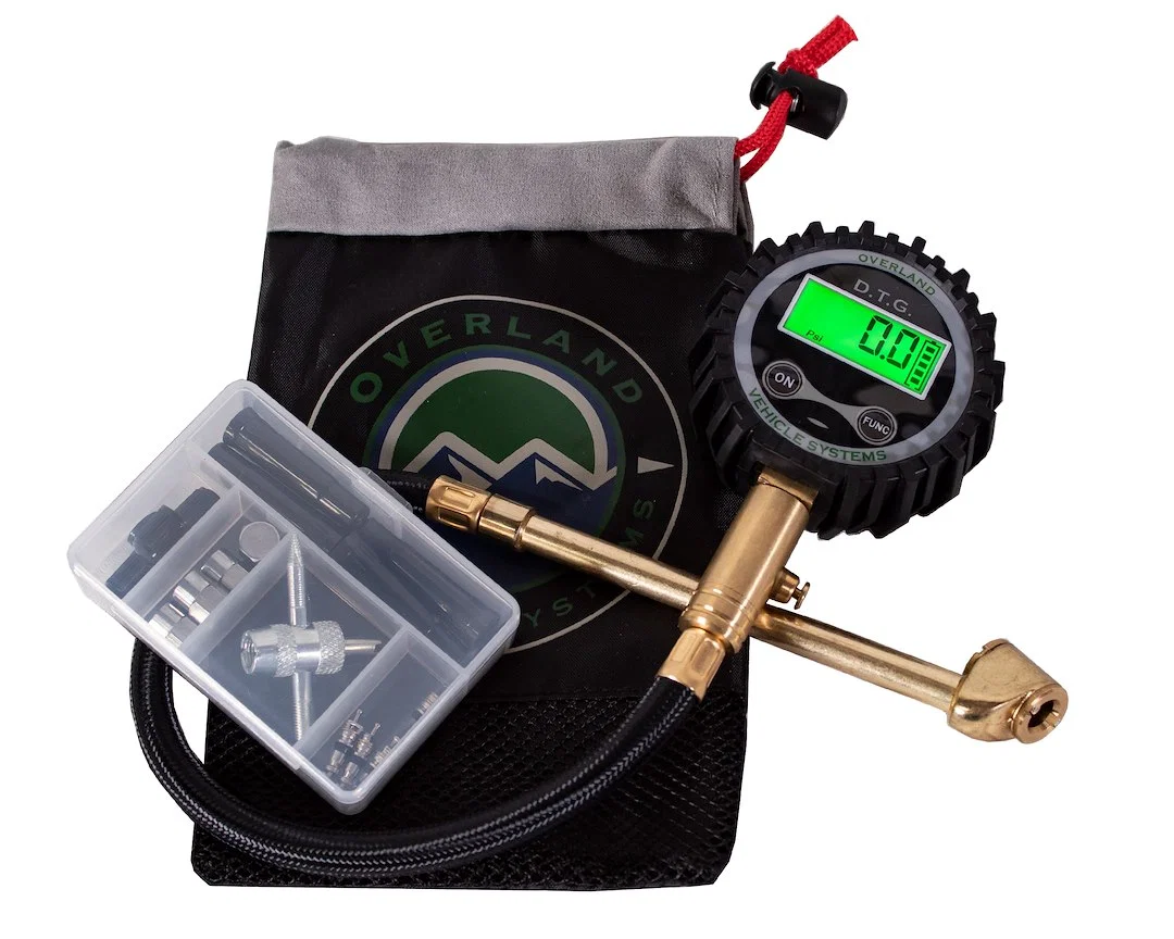 12010001 – OVERLAND VCL Tire Pressure Gauge, 3 Inch Round Digital Display 0-150 Pounds Per Square Inch (PSI) Lighted ...